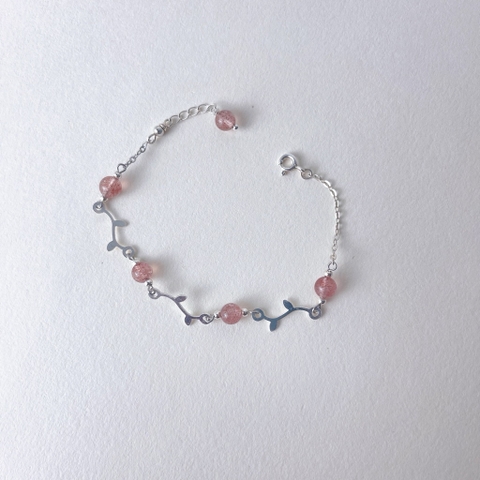 Lắc Tay Địa Đàng Đá Thiên Nhiên Mảnh Xinh De Luna