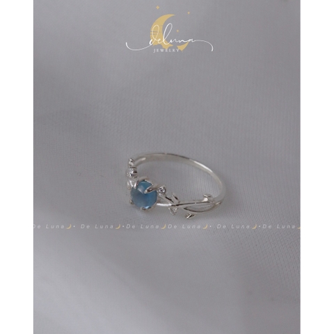 Nhẫn Spring Đá Thiên Nhiên De Luna