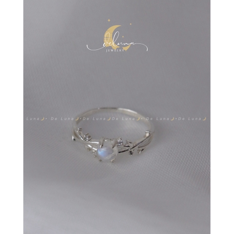 Nhẫn Spring Đá Thiên Nhiên De Luna