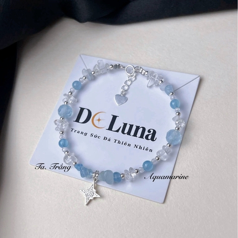 Vòng Tay Đá Thô Phối S925 De Luna