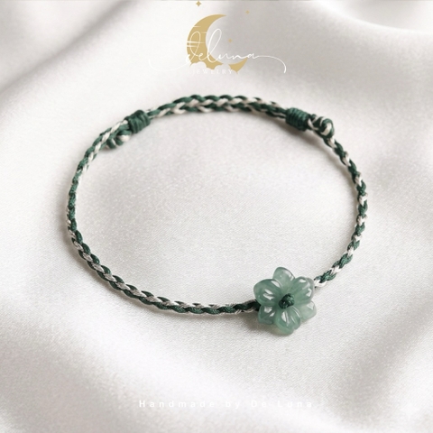 Vòng Tay Tết Dây Lam Ngọc Hoa De Luna