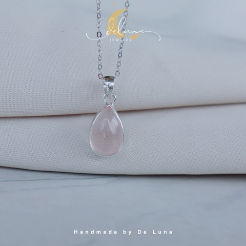 Mặt Dây Chuyền Rose Quartz De Luna