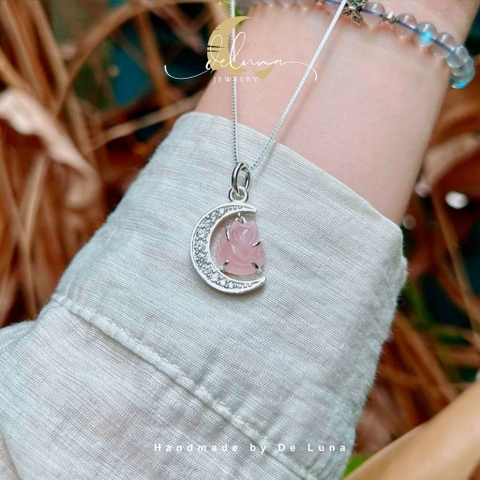 Mặt Dây Chuyền Hồ Tiên Ôm Trăng De Luna