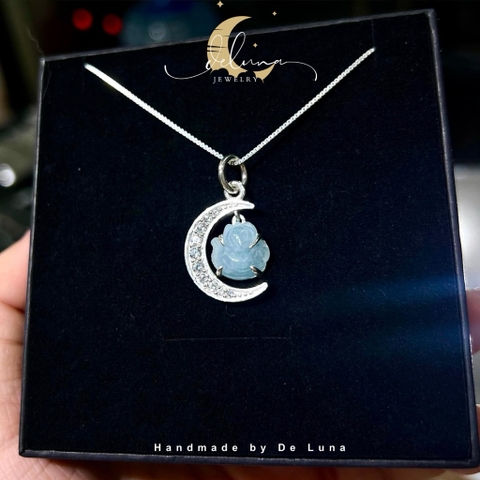 Mặt Dây Chuyền Hồ Tiên Ôm Trăng De Luna