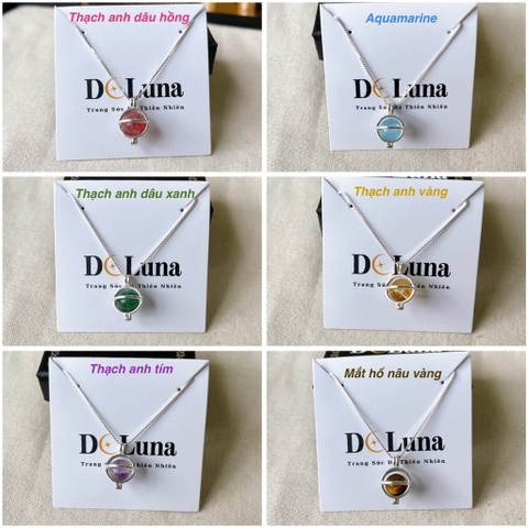 Dây Chuyền Lồng Đá Thay Đổi được Loại Đá De Luna