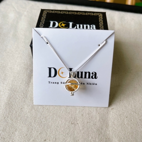 Dây Chuyền Lồng Đá Thay Đổi được Loại Đá De Luna