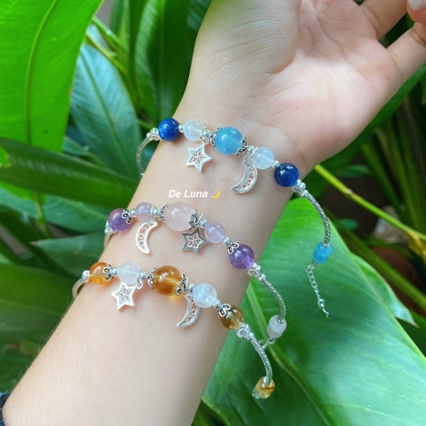 Vòng Tay Đá Thiên Nhiên Phối Tone Pastel De Luna