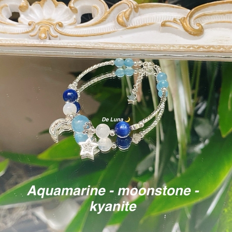 Vòng Tay Đá Thiên Nhiên Phối Tone Pastel De Luna