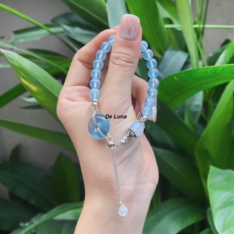 Vòng Tay Đồng Điếu Dây Rút Bạc 925 De Luna