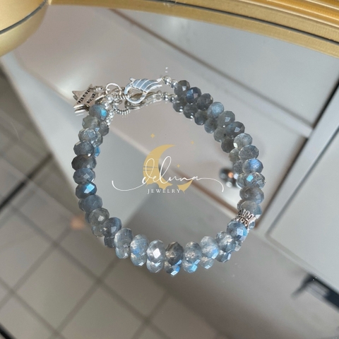 Vòng Tay Darkness Labradorite 6mm De Luna