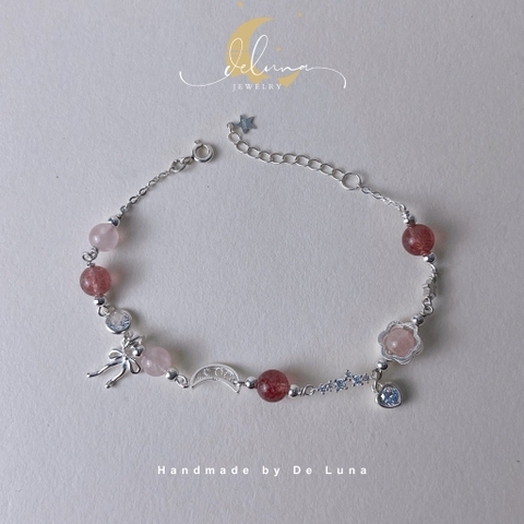 Lắc Tay Frozen Aquamarine De Luna