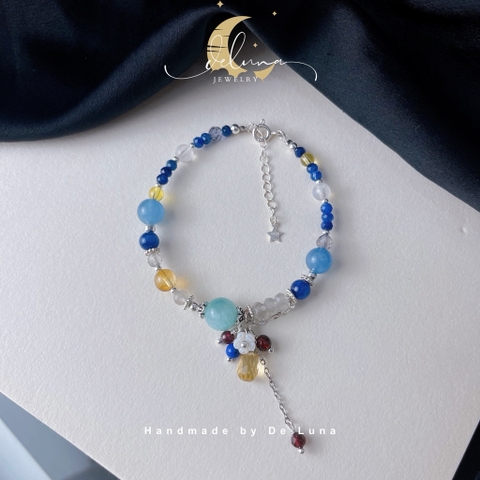 Vòng Tay Đá Nhí Thiên Nhiên Phối Ngẫu Nhiên De Luna