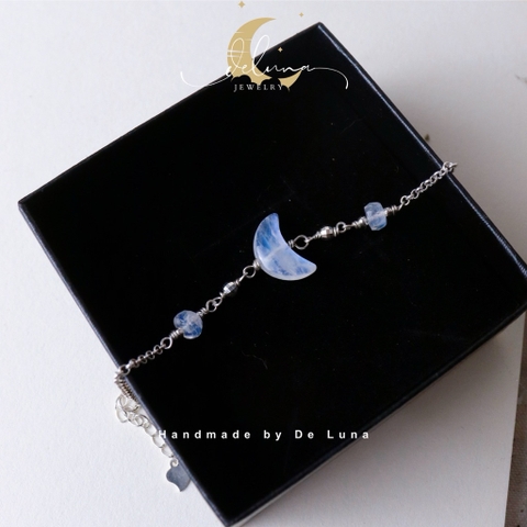 Lắc Tay Lunaris Đá Moonstone 7A thiên nhiên  De Luna