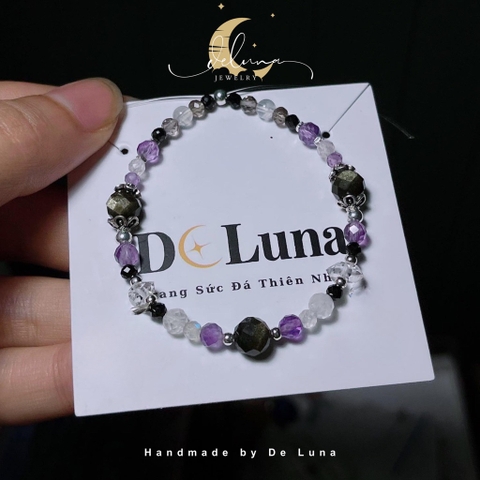Vòng Tay Đá Nhí Thiên Nhiên Phối Ngẫu Nhiên De Luna