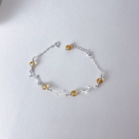 Lắc Tay Địa Đàng Đá Thiên Nhiên Mảnh Xinh De Luna