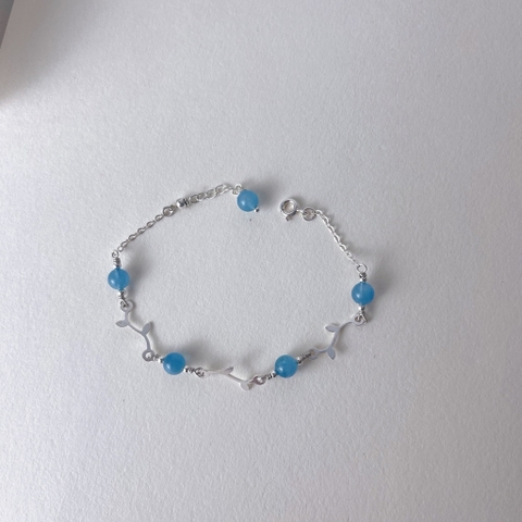 Lắc Tay Địa Đàng Đá Thiên Nhiên Mảnh Xinh De Luna