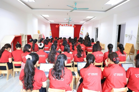 SGlobal Edu đào tạo ứng dụng Trí tuệ Nhân tạo (AI) trong giáo dục Mầm non cho Hệ thống Dream International School