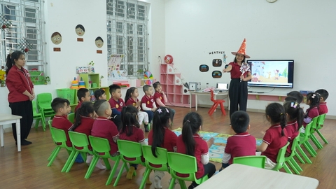 Demo SGlobal Think-Maths tại trường Mầm non Hoa Sữa Nam Định