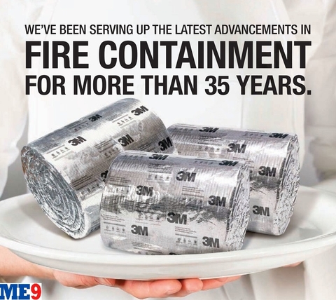 Bọc chống cháy cho ống gió 3M™ Fire Barrier Duct Wrap 615+