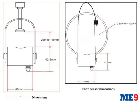Bộ cảnh báo sự cố đầu cáp EKL4 Andaxing
