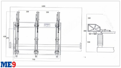 Cầu dao phụ tải 24kV trong nhà hộp dập khí