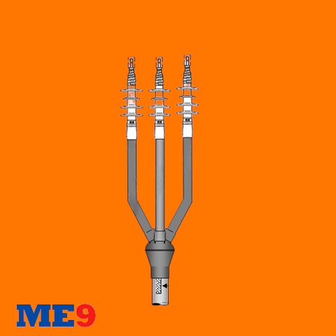 Đầu cáp co nguội 3 pha 24kV trong nhà hãng 3M