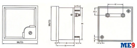 Đồng hồ ampe AM-96