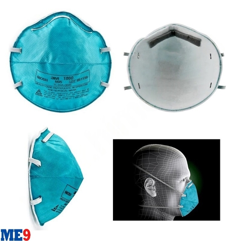 Khẩu trang bảo vệ hô hấp 3M 1860