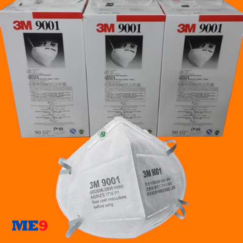 Khẩu trang bảo vệ hô hấp 3M 9001