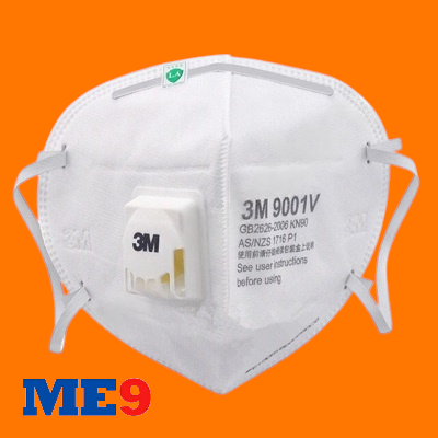 Khẩu trang bảo vệ hô hấp 3M 9001V