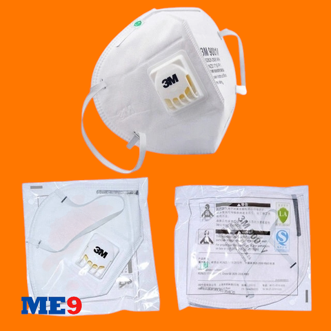 Khẩu trang bảo vệ hô hấp 3M 9001V