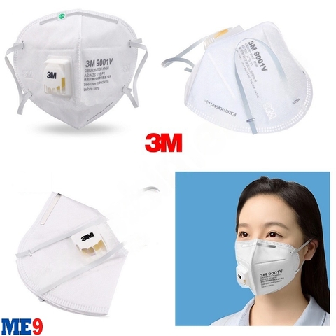 Khẩu trang bảo vệ hô hấp 3M 9001V