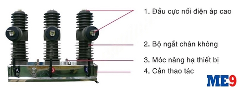 Máy cắt tự đóng lại Auto-Recloser ATELEC 38kV