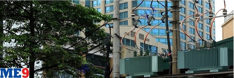 Máy biến áp 3 pha kiểu kín Mahatachi 22kV