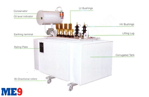 Máy biến áp dầu có bình dầu phụ ABB 22kV