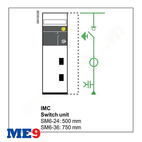 Tủ trung thế Schneider SM6 mã IMC
