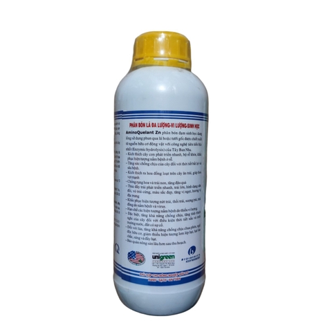 Phân bón lá Grow More AminoQuelant Zn 1 lít Cung cấp Kẽm