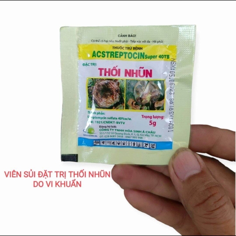 Viên Acstreptocin Super 40TP chống thối nhũn cho mọi cây trồng do vi khuẩn