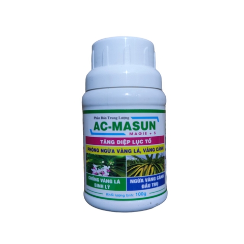 Phân bón ngừa vàng lá AC-Masun – Lọ 100gram