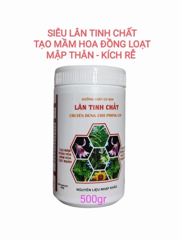 Phân bón Lân Tinh Chất chuyên dùng cho hoa phong lan - lọ 500gr