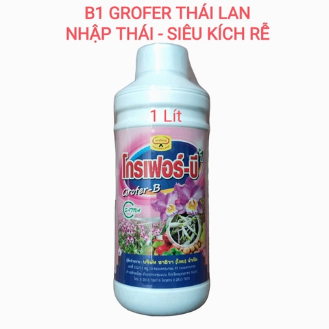 Siêu kích rễ B1 Grofer Thái Lan, Hàng nhập khẩu Thái 1 lít