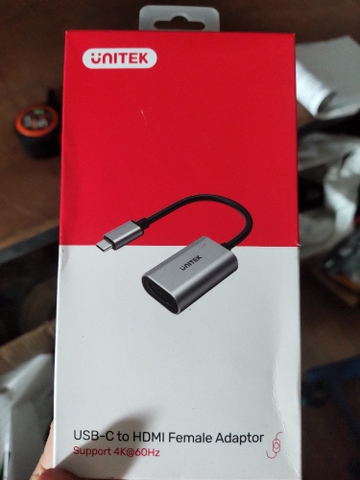 Cáp chuyển tín hiệu Type-C  to HDMI Unitek Y6316