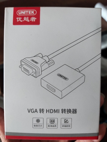 Cáp chuyển Vga - HDMI Unitek V112ABK