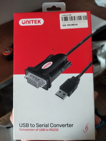 Cáp chuyển đổi USB to  Converter Unitek Y-105