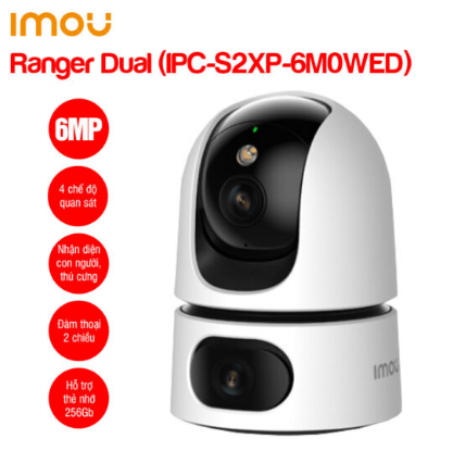 Camera Wifi iMOU Ranger Dual 6MP IPC-S2XP-6M0WED 2 mắt