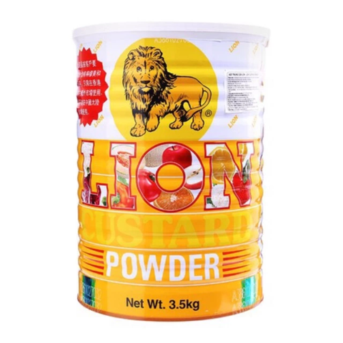 Bột Sư Tử, Bột Trứng Sữa Lion Custard Powder/Bột Sư Tử Lion Chính Hãng Nhập Khẩu Hongkong 3.5kg