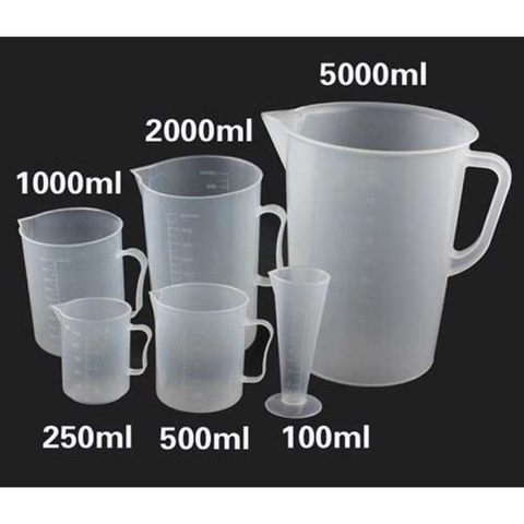 Ca Đong Thể Tích Bằng Nhựa (100ml-1lít)