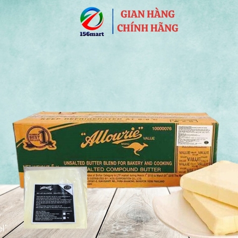 Bơ lạt Úc  Allowrie 500g 1kg và 5kg