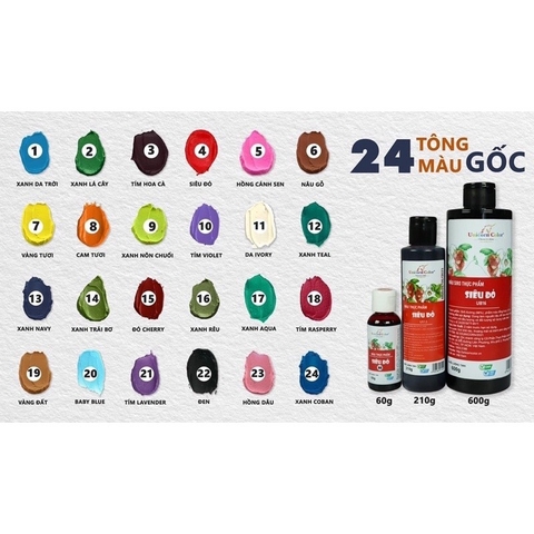 MÀU  THỰC PHẨM UNICORN  210gr