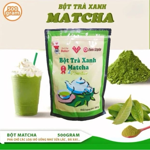 Bột Matcha Trà Xanh Đài Loan 500g - Nguyên Chất Từ Thiên Nhiên